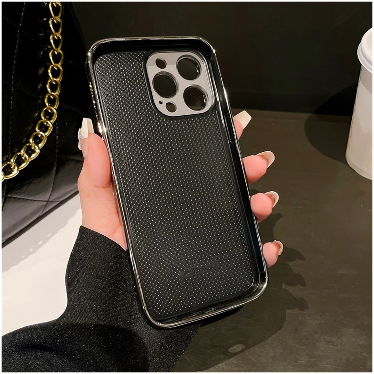 New iPhone 9D Glass Case With Logo