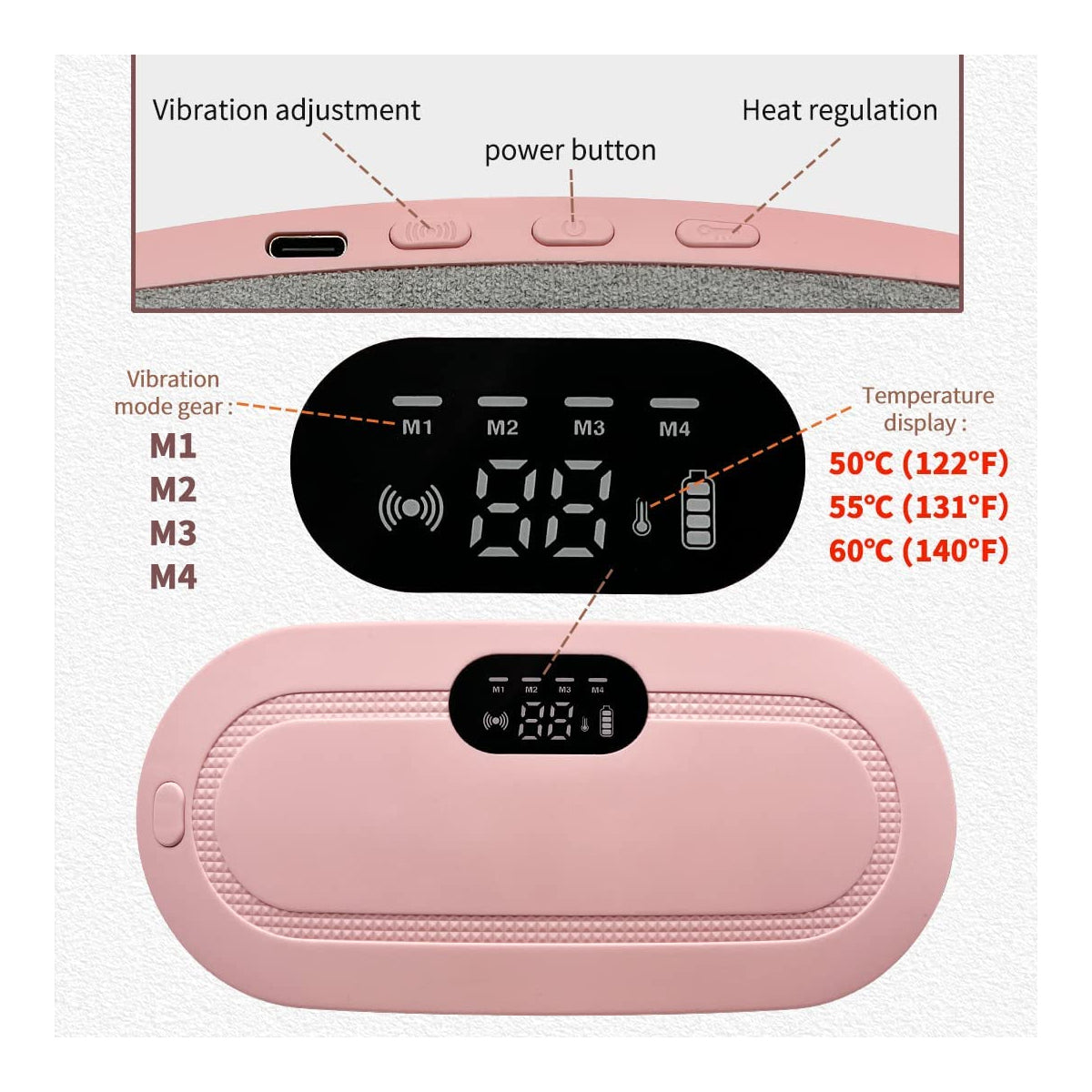 Portable Cordless Heating Pad For Menstrual Cramps Relief